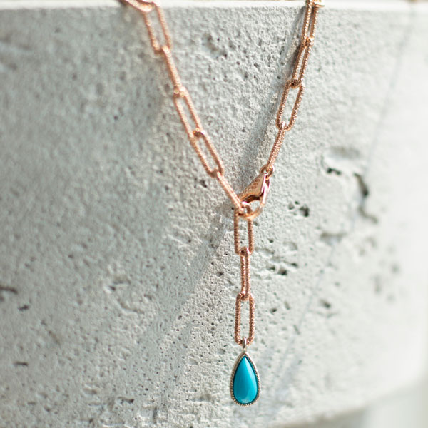 Turquoise point anklet