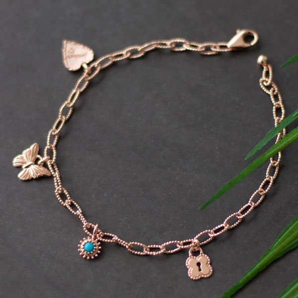 Link chain Charm bracelet