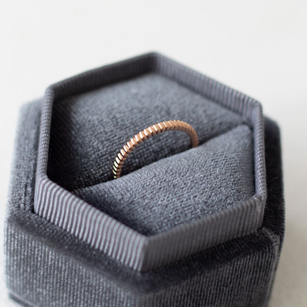 Rectangle band  ring