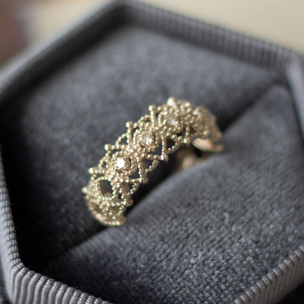 vintage lace ring