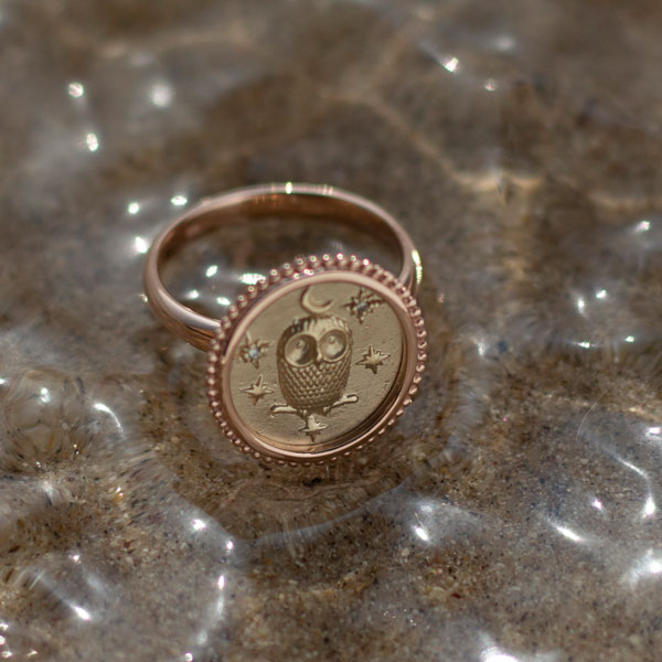 OWL coin ring